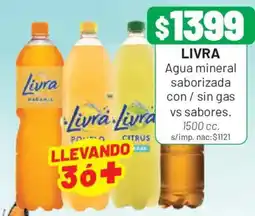 Almacor Livra agua mineral saborizada oferta