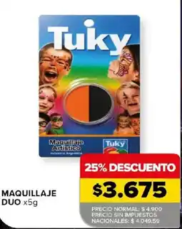 Carrefour Tuky maquillaje artístico oferta