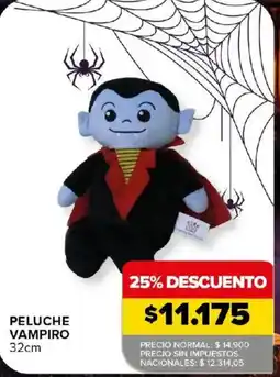 Carrefour Peluche vampiro oferta