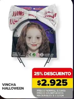 Carrefour Vincha halloween oferta