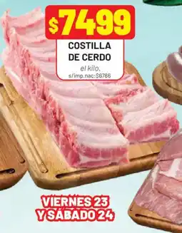 Almacor Costilla de cerdo oferta