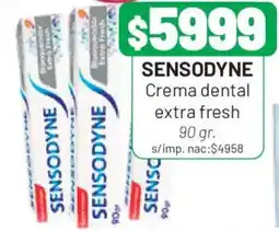Almacor Sensodyne crema dental extra fresh oferta