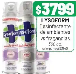 Almacor Lysoform desinfectante de ambientes oferta