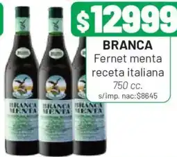 Almacor Branca fernet menta oferta