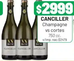 Almacor Canciller champagne oferta
