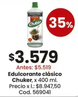 Coto Chuker edulcorante clásico oferta