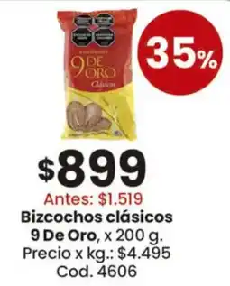 Coto 9 de oro bizcochos clásicos oferta