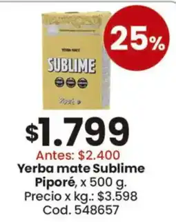 Coto Yerba mate Sublime oferta