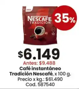 Coto Nescafe cafe instantaneo tradicion oferta
