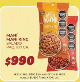 Supermercados Vea Maní king maní salado oferta