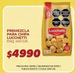 Supermercados Vea Lucchetti premezcla para chipa oferta