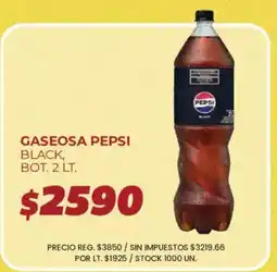 Supermercados Vea Pepsi gaseosa black oferta