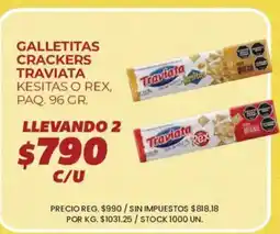 Supermercados Vea Traviata galletitas crackers kesitas o rex oferta