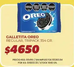Supermercados Vea Oreo galletita regular oferta