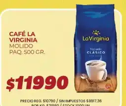 Supermercados Vea La virginia café molido oferta