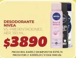 Supermercados Vea Nivea desodorante oferta
