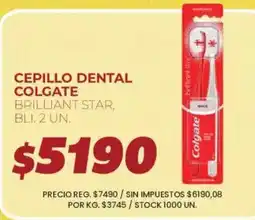 Supermercados Vea Colgate cepillo dental brilliant star oferta