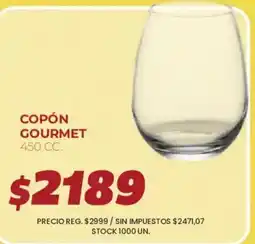 Supermercados Vea Copón gourmet oferta
