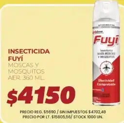 Supermercados Vea Fuyi insecticida moscas y mosquitos oferta