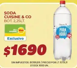 Supermercados Vea Soda cuisine & co oferta
