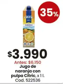 Coto Citric jugo de naranja con pulpa oferta