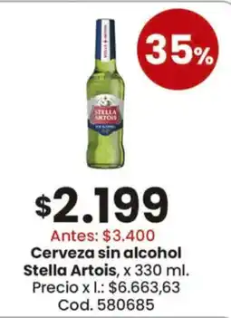 Coto Stella artois cerveza sin alcohol oferta