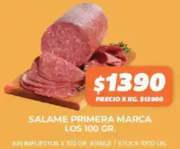 Supermercados Vea Salame primera marca oferta