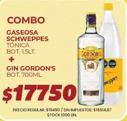 Supermercados Vea Schweppes gaseosa tónica oferta