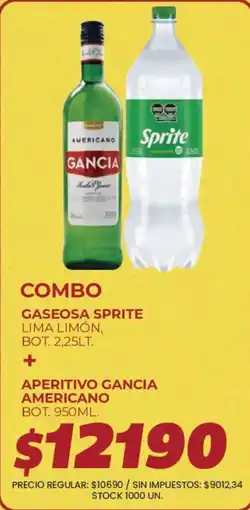 Supermercados Vea Sprite gaseosa lima limón oferta