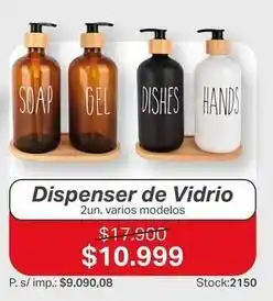 Ferniplast Dispenser de vidrio oferta