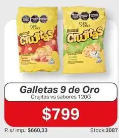 Ferniplast 9 de oro - crujitas vs sabores oferta
