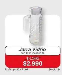 Ferniplast Jarrita vidrio con tapa plastica oferta