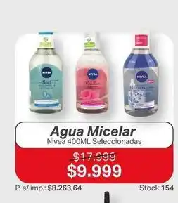 Ferniplast Nivea - agua micelar oferta