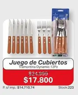 Ferniplast Tramontina - juego de cubiertos oferta