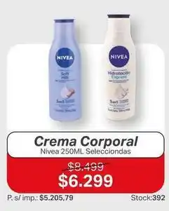 Ferniplast Nivea - crema corporal oferta