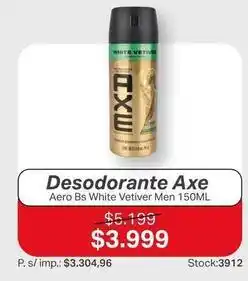 Ferniplast Axe - aero bs white vetiver men 150ml oferta