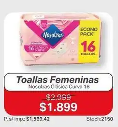 Ferniplast Nosotras - toallas femeninas oferta