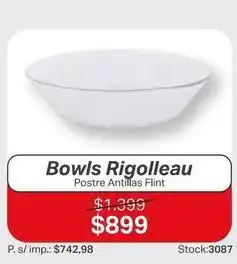 Ferniplast Rigolleau - bowls oferta