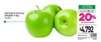 Manzana granny elegida