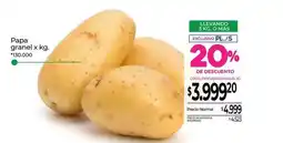 La Anonima Papa granel x kg oferta