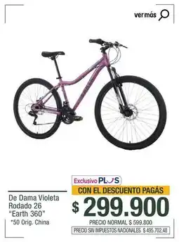 La Anonima De dama violeta rodado 26 earth 360 oferta