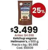 Coto Hellmann's - ketchup vegano oferta