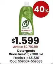Coto Cif - detergente bioactive oferta