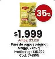 Coto Maggi - puré de papas original oferta