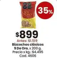 Coto 9 de oro - bizcochos clásicos cod. 4606 oferta