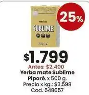 Coto Yerba mate sublime oferta