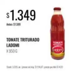 Supermercados Tadicor Tomate triturado oferta