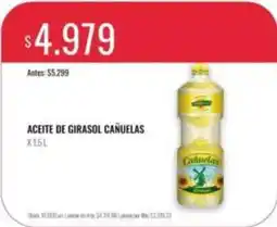 Supermercados Tadicor Cañuelas - aceite de girasol oferta