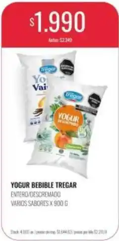 Supermercados Tadicor Tregar - yogur bebible oferta