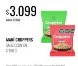 Supermercados Tadicor Croppers - maní oferta